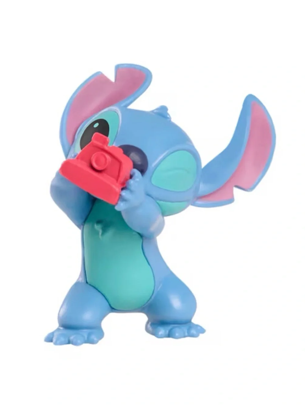 Disney Stitch & Angel Small Pet Toy Figures – Blue, Pink lot of 5